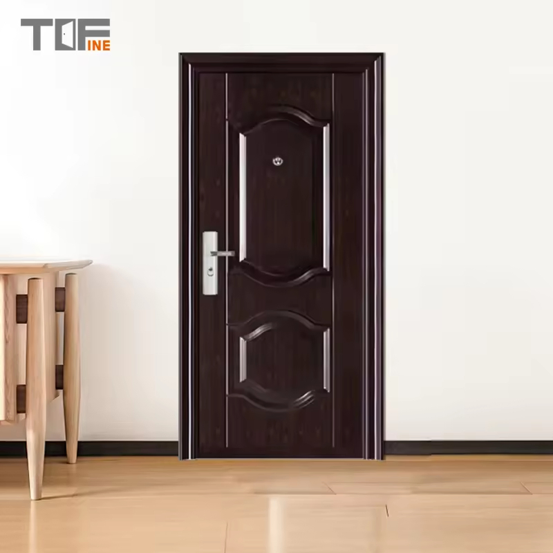 Safehaven Security Steel Door with Bulletproof Glass Panel