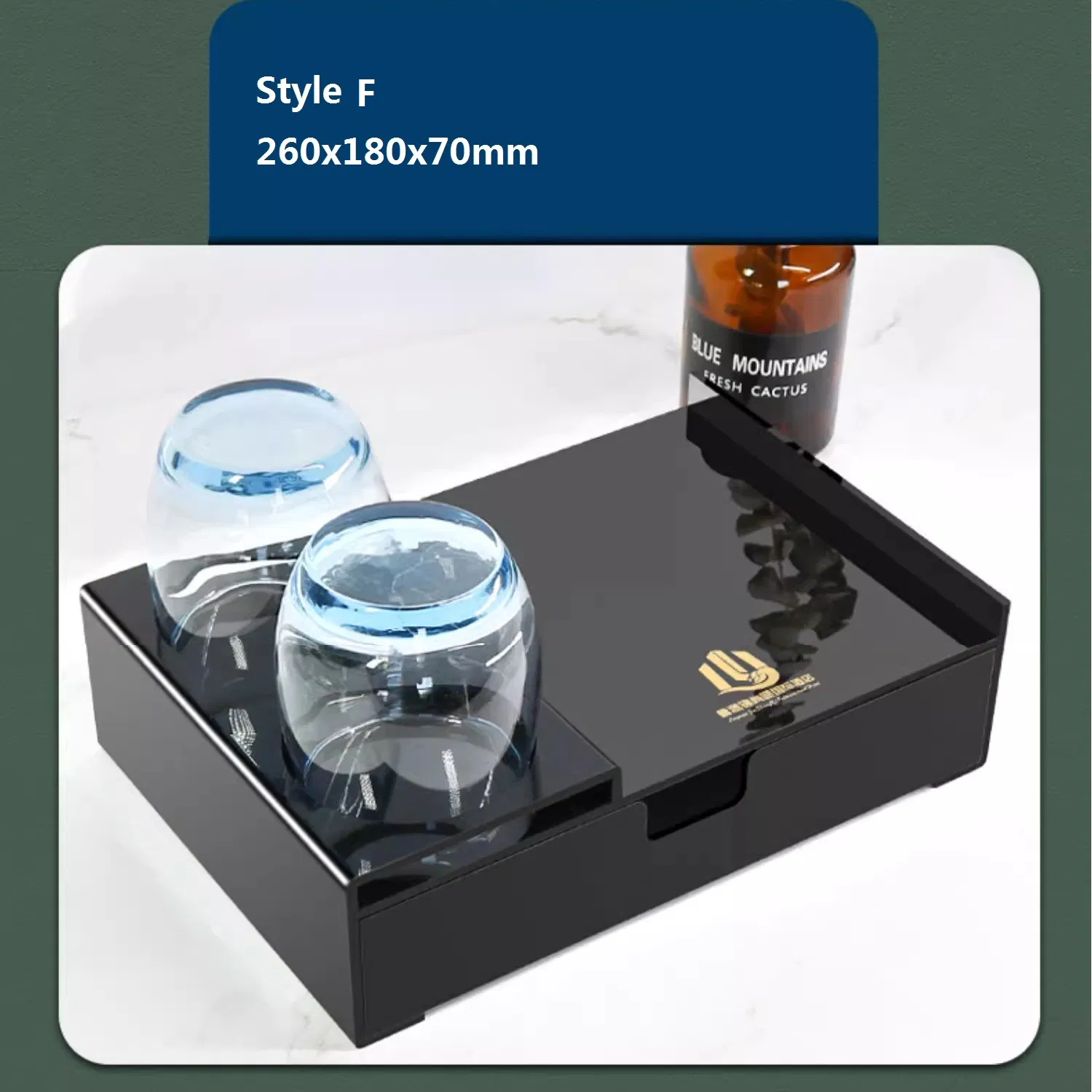 Hotel Room Supplies Acrylic Furniture Products Storage Landscape Large F Consumables Box Toothpaste Holder Organization Household