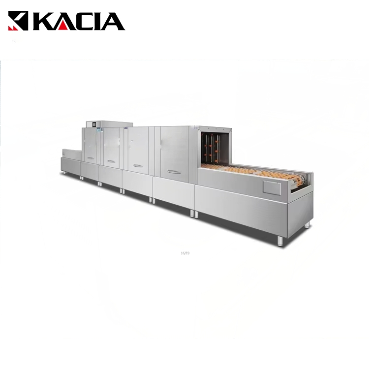 Basket Washing Equipment Industry Crate Long Line Conveyor Dishwasher