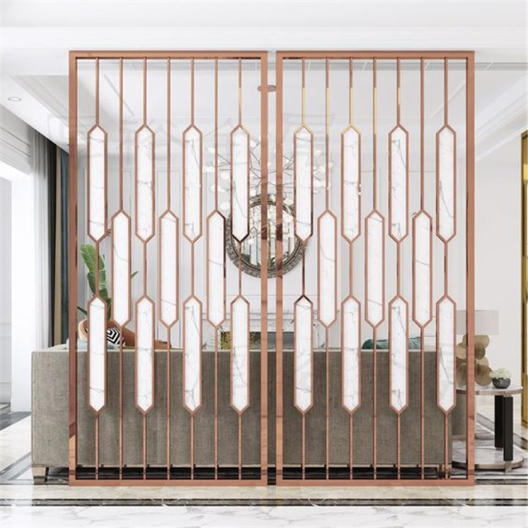 Hotel Metal Screen Stainless Steel Interior Screen Decorative Wall Panel