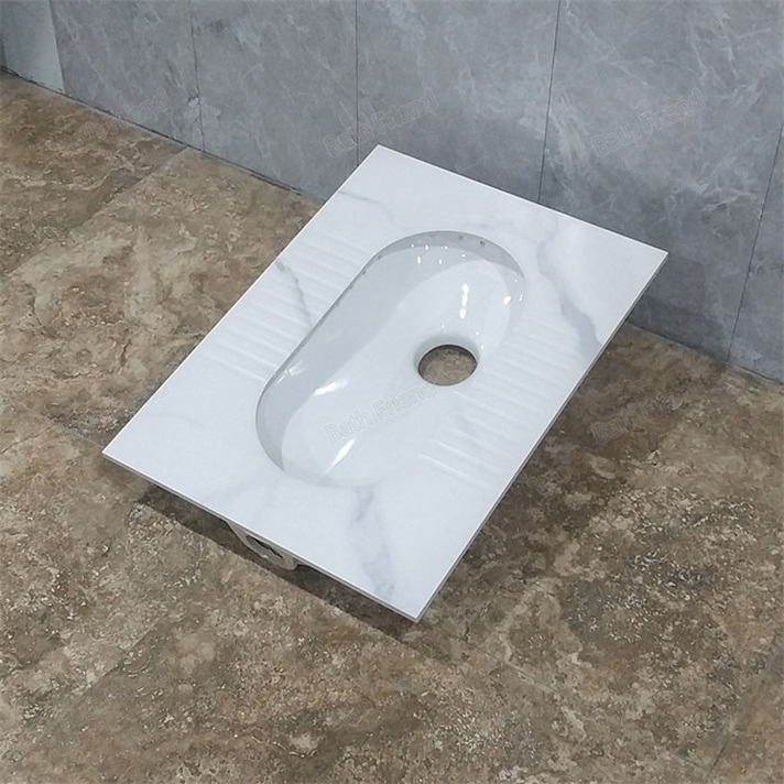 Hot Selling Factory Directly Rock Slab up Market Bathroom Ceramic Squatting Pan