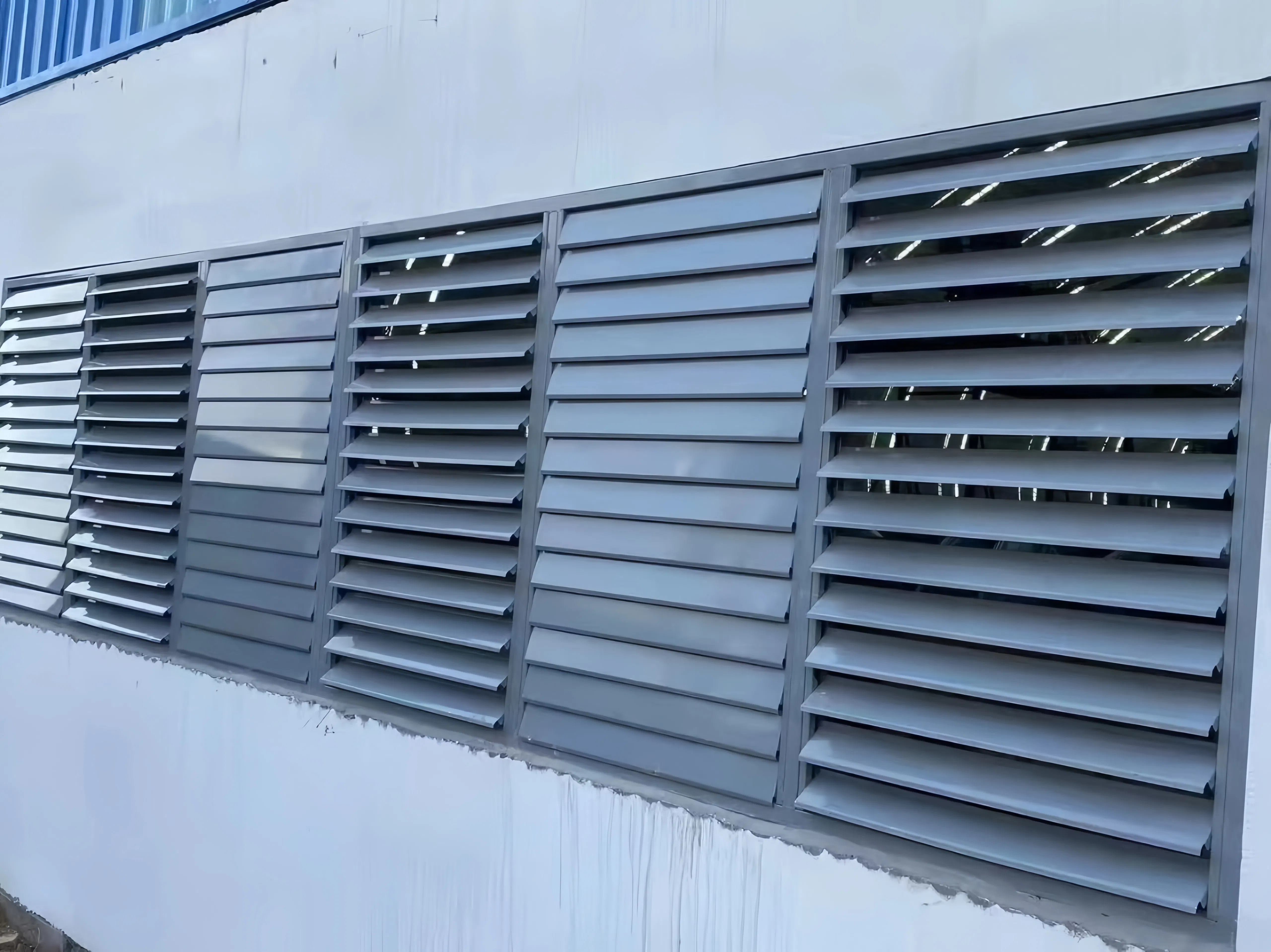 Premium Smart Electric Aluminum Ventilation Louver System for Optimal Airflow