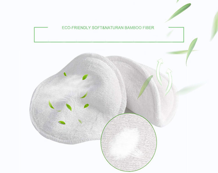 High Quality OEM Custom Organic Reusable Washable Bamboo Cotton Makeup Remover Face Pads
