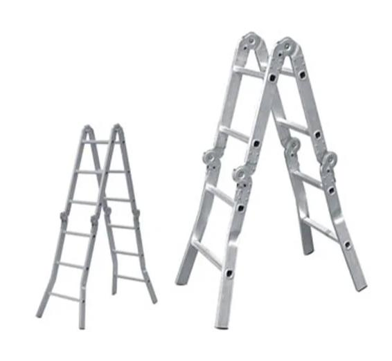 En131 Approved Multi-Purpose Telescoping Ladder Double Side 4X3 4X4 4X5 Aluminum Step Ladder