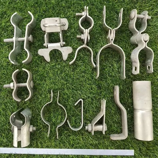 Iron Fences Chain Link Fence Stadium Customizable Green Coated Iron Net Playground Protection Safety Net Wire Mesh Fence