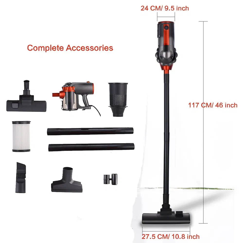 Hot Sale New Lightweight Quiet Operation Powerful Corded Stick Vacuum Cleaner