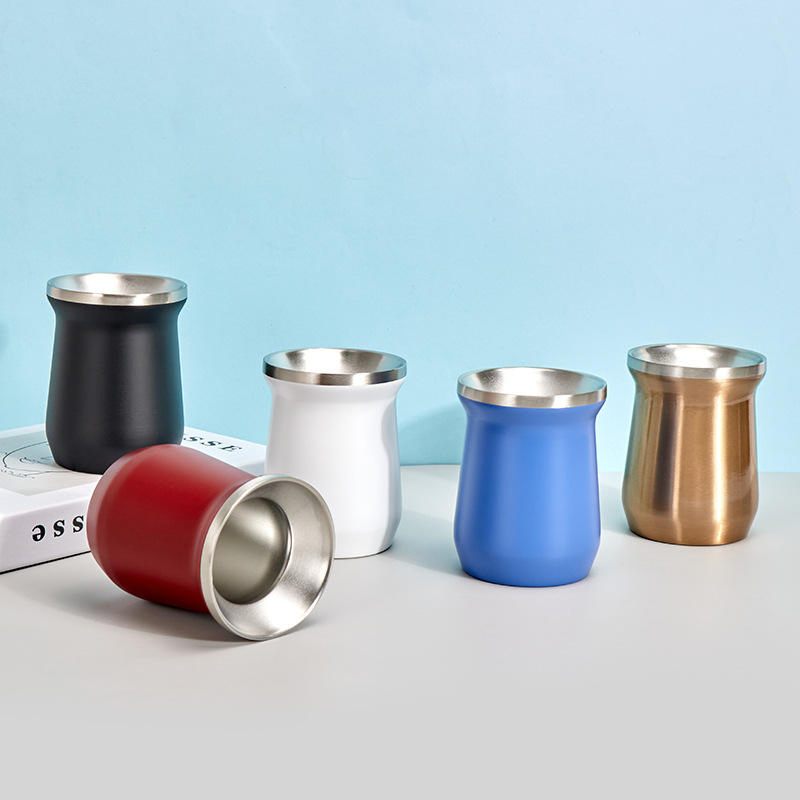 Термокружка для мате 240 мл, вакуумная, нержавеющая сталь