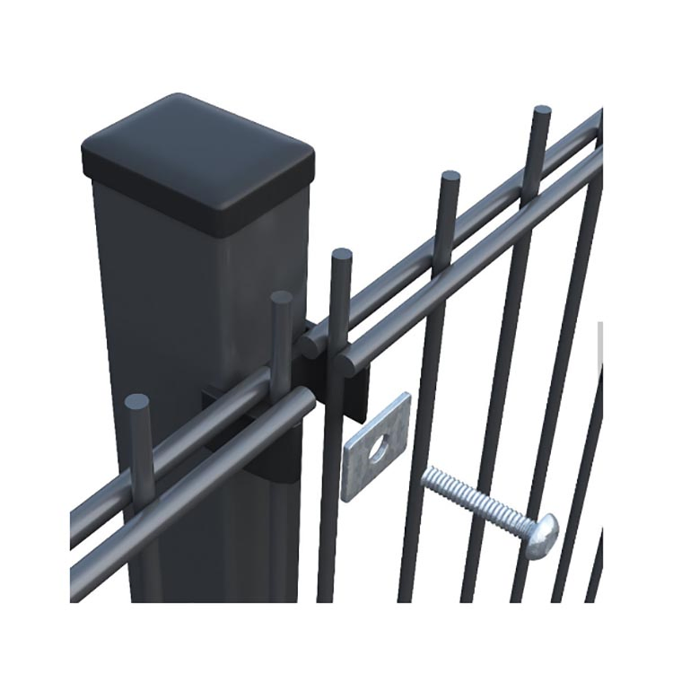 PVC Coated Double Wire Fence 656 868 Galvanized Welded Mesh/ 2D Fence Panels