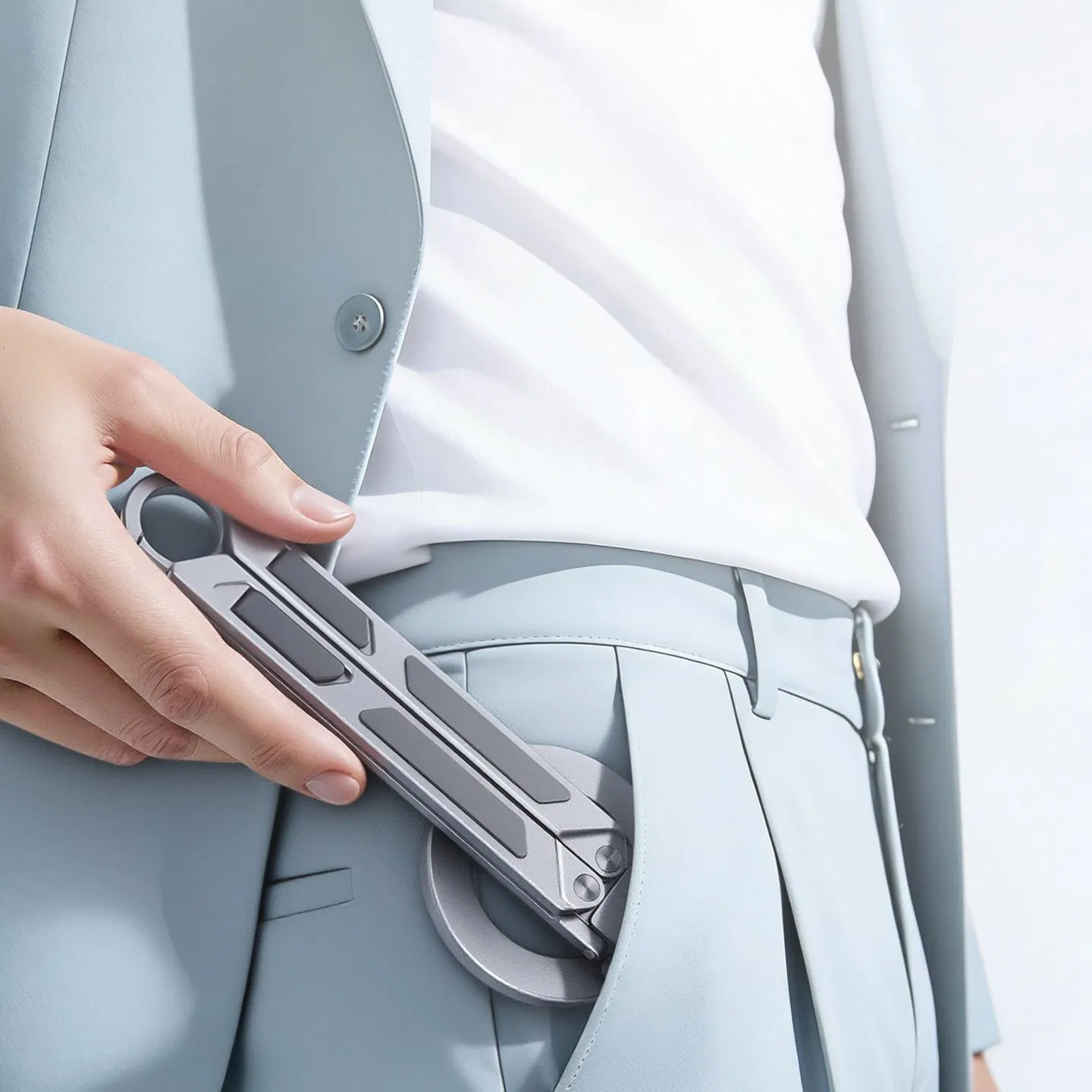 Магнитный держатель телефона на присоске, алюминиевый