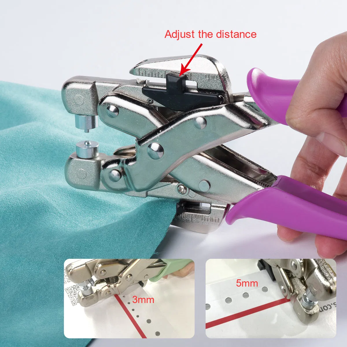 Wholesale Metal Grommets Snap Fasteners Kit with Hand Pressure Plier Tools for Clothing Crafts
