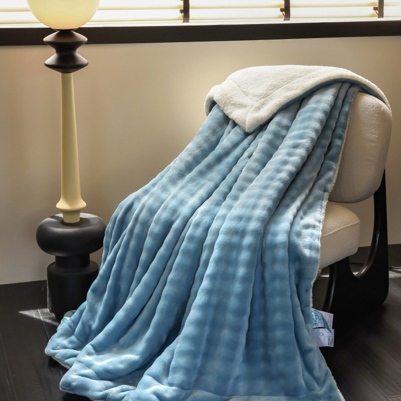 Classy Rabbit Fur Bed Cover for Elegant Warmth