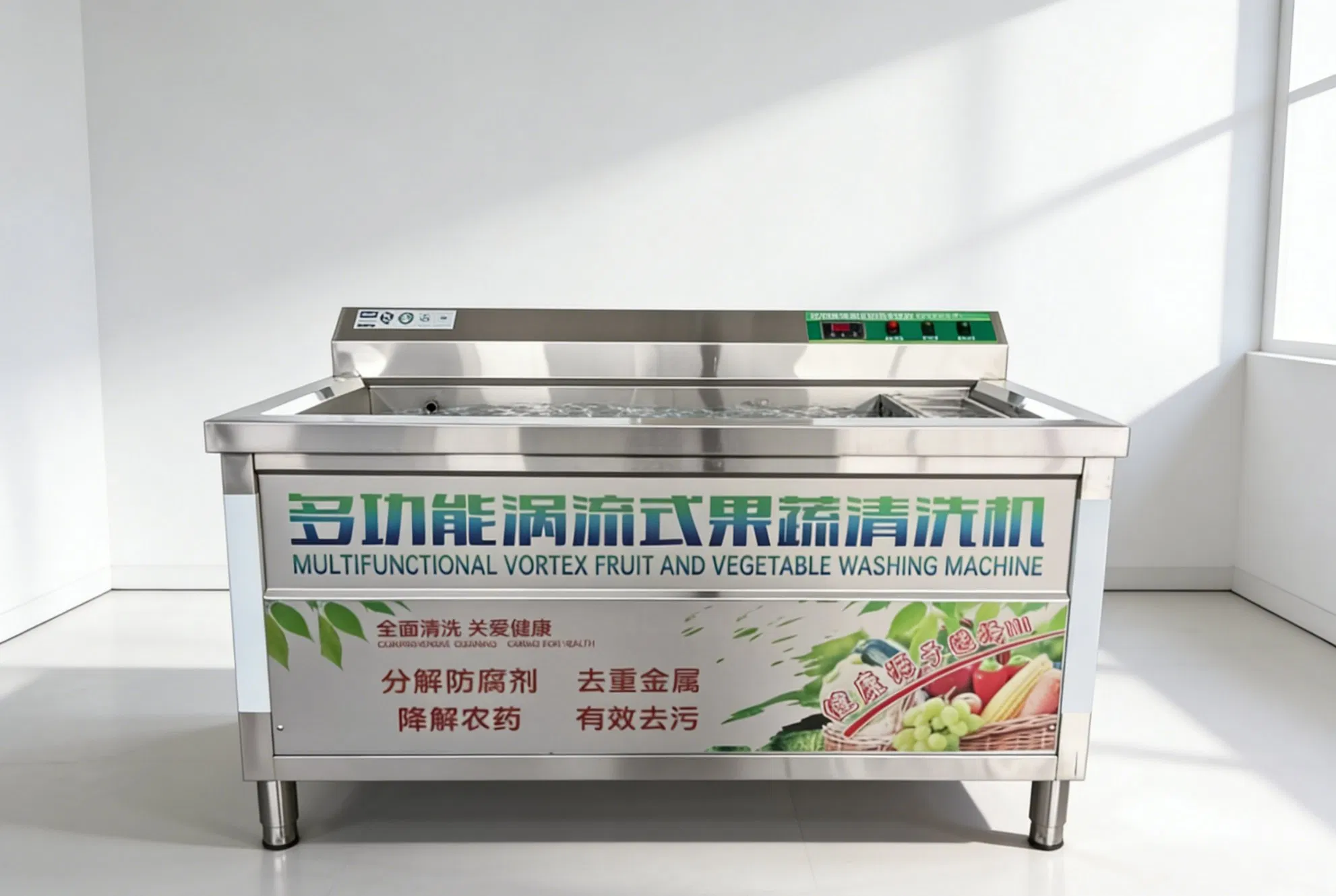 Commercial Disinfection Bubble Vegetable Washing Machine (1000*800*970)