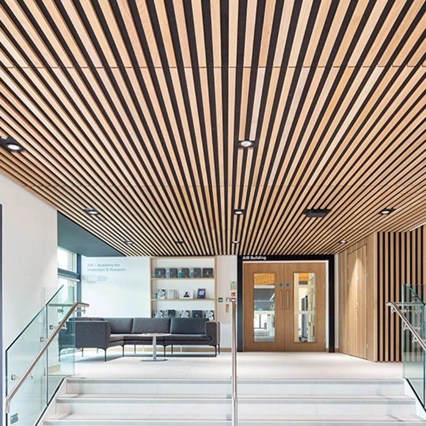 3D 100% Pet Fiber MDF Natural Wooden Veneer Acoustic Fire Rated Sound Absorbing