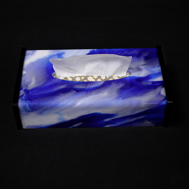 New Hotel Rooms Napkin Paper Holder Acrylic Towels Storage Box Hotel Tissue Paper Box