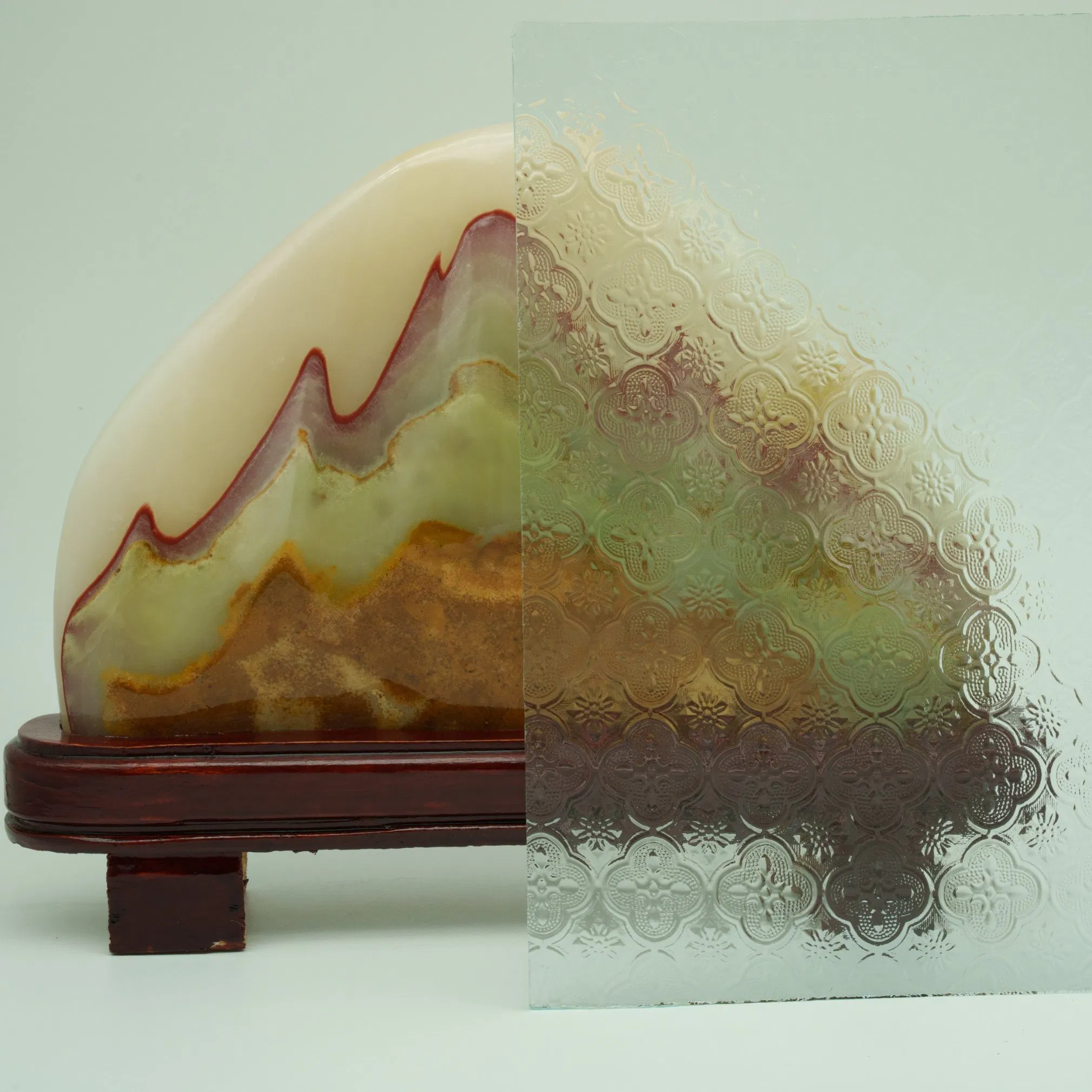 3/4/5/6mm Factory Price Temperable Pattern Glass for Table