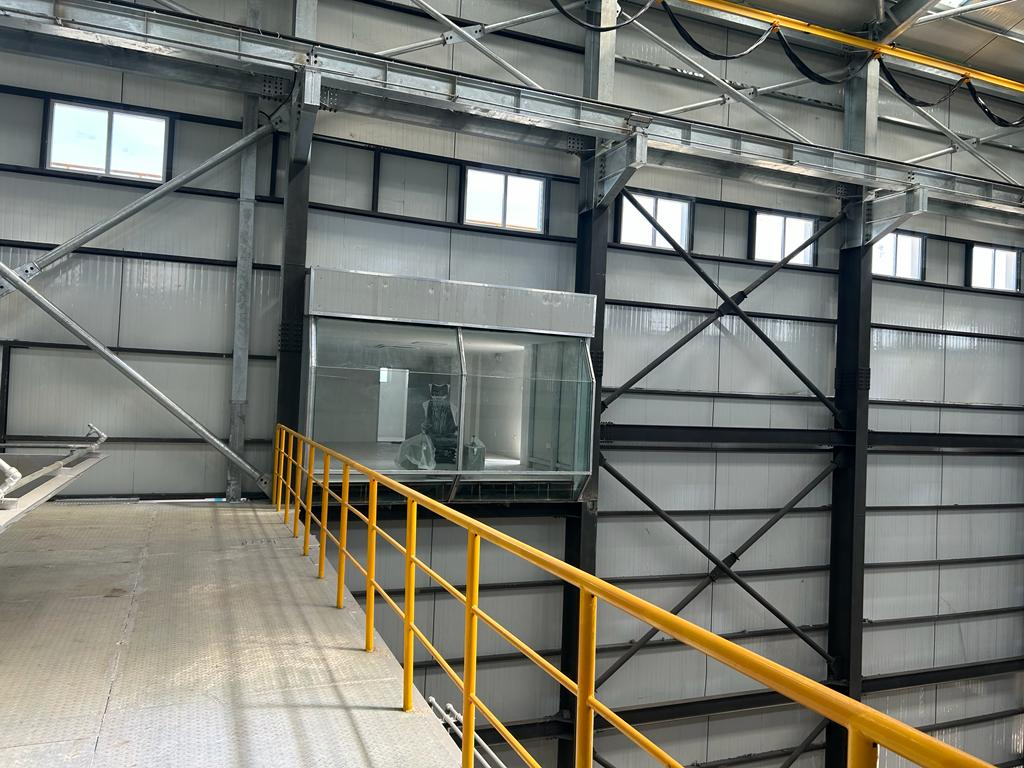 Simple Steel Staircase and Ramps/Factory Welded Connection/Customized Size