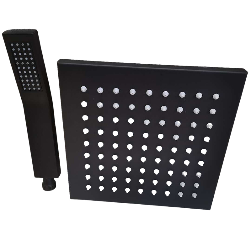 Stainless Steel Rainfall Overhead Ultra Slim Square Round Shower Head