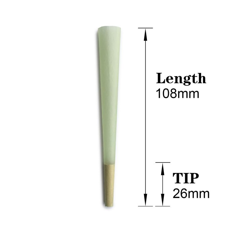 Green Pre Rolled Cones 6 3 Pack Slow Burning for Rolling Paper
