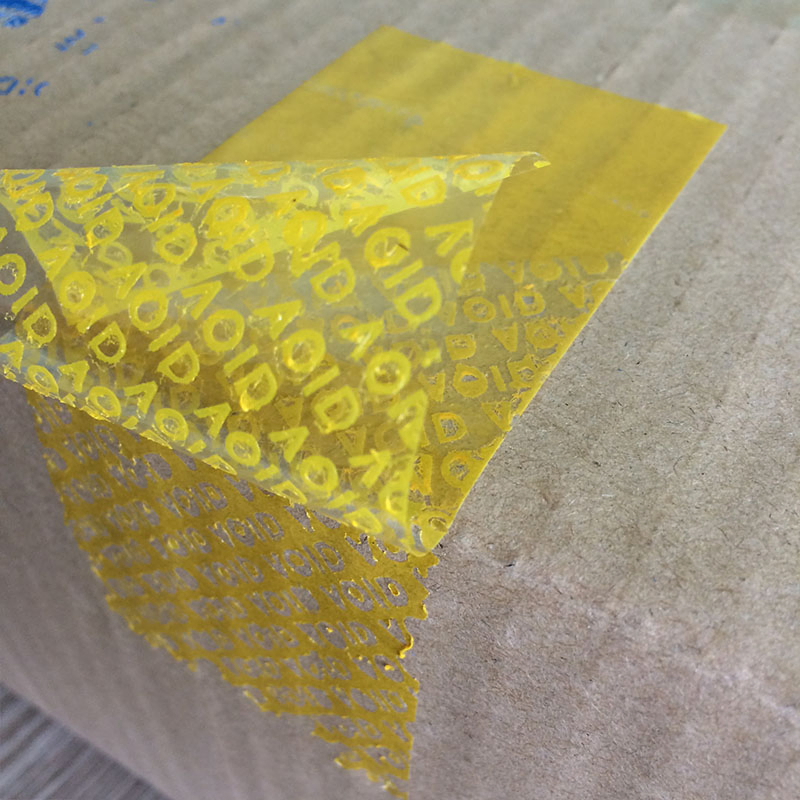 Glossy / Matte Tamper Evident Single Side Printed Tape