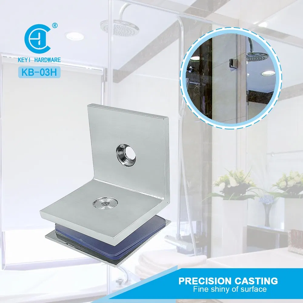 Keyi Metal Kb-03h Zinc Alloy Bathroom Glass Door Clips