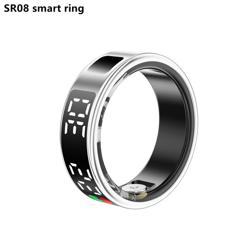 Умное кольцо SR08 с дисплеем для фитнеса и сна