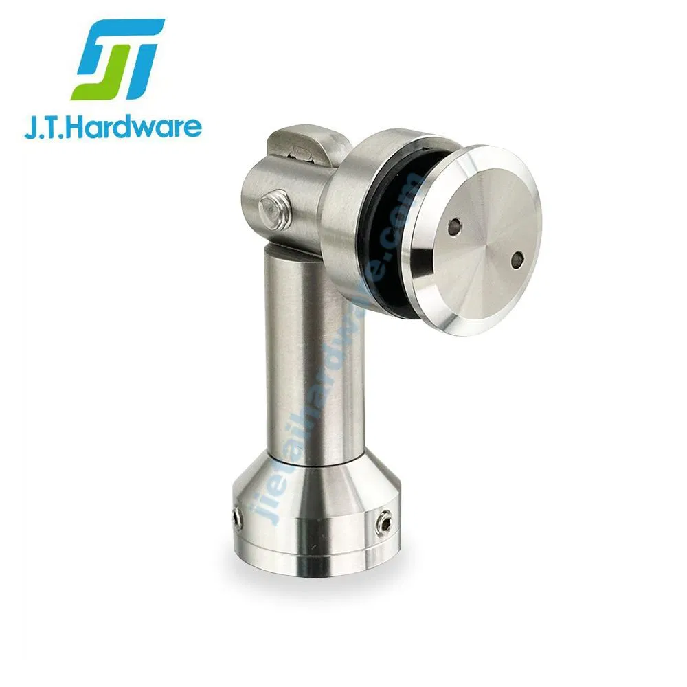 Stainless Steel Glass Door Pivot Systems Glass to Wall Corner Connectors