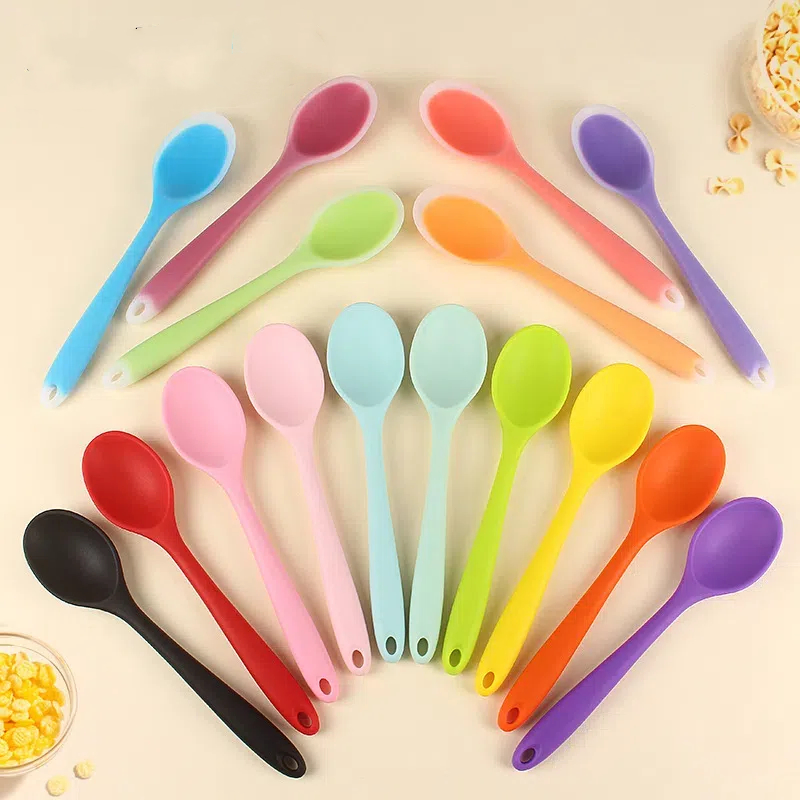 Factory SGS Food Grade Kitchen Utensils Tools Silicone Spoon