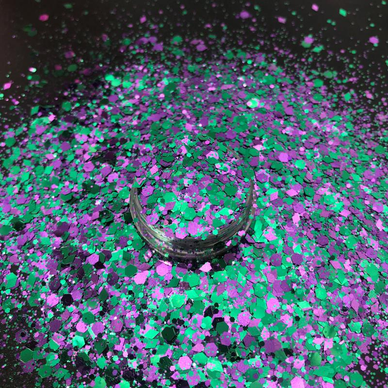 12 Color Fine Polyester Glitter Powder Set High Quality Sequins for Nail Makeup Body DIY Christmas Occasions-Wholesale Box