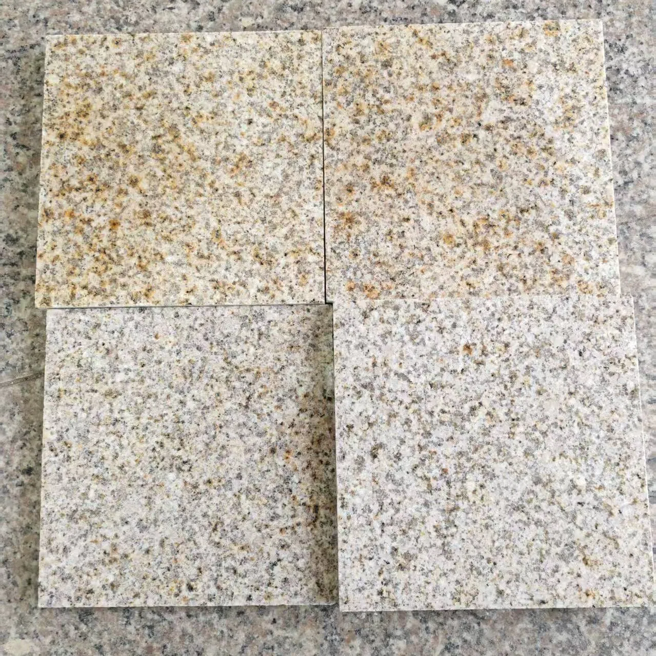 China Natural Stone Cheap Granite Tile for Flooring Tile Slab Tile Yellow Rust Stone