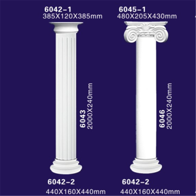 Various Color Decorative Polyurethane Pillars / Columns for Indoor and Outdoor