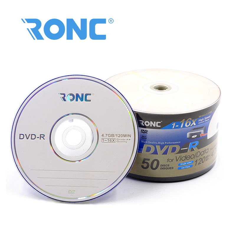 DVD-R 4.7 ГБ 120 мин, 100% винил, для печати