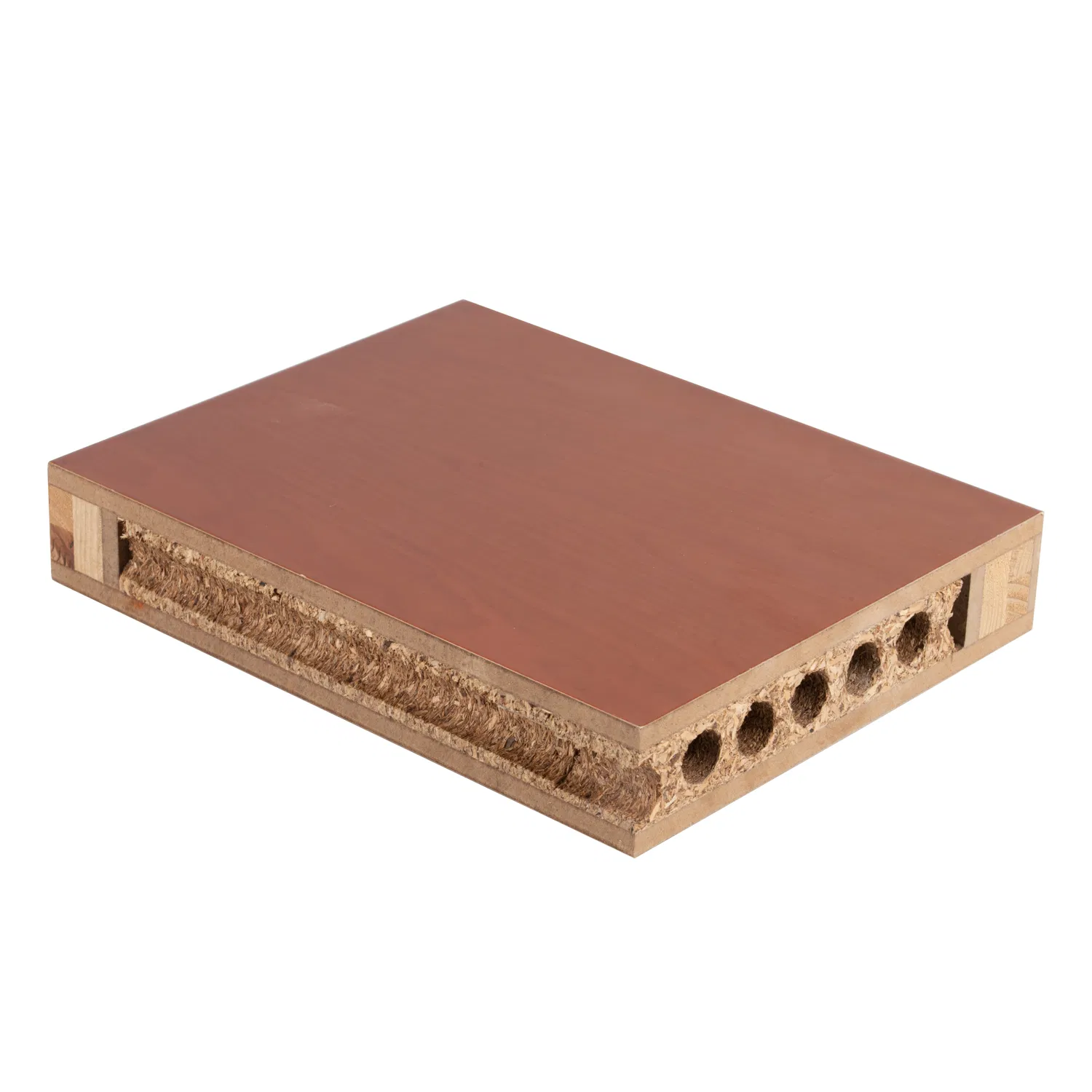 Modern Composite Solid Core Interior Oak Veneer Finished Painting Wooden Flush Door