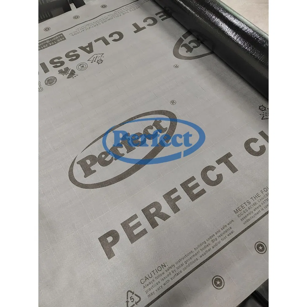 Waterproofing Roofing Materials UV Resistant Synthetic Underlayment Logo Printed Roofing Underlay