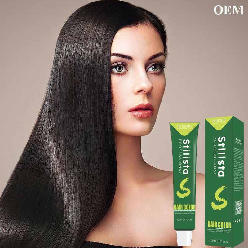 100 Ml 55 Colors Private Label Ammonia Free Professional Permanent Non Allergic Hair Dye