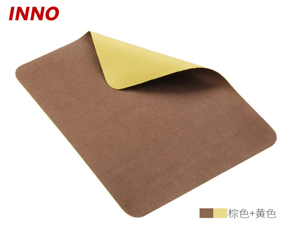 Inno-B04 Faux-Suede Microfiber Eyeglass Cloth; Ultra-Fine Microfiber Cleaning Cloth for Camera Lenses and Eyeglasses