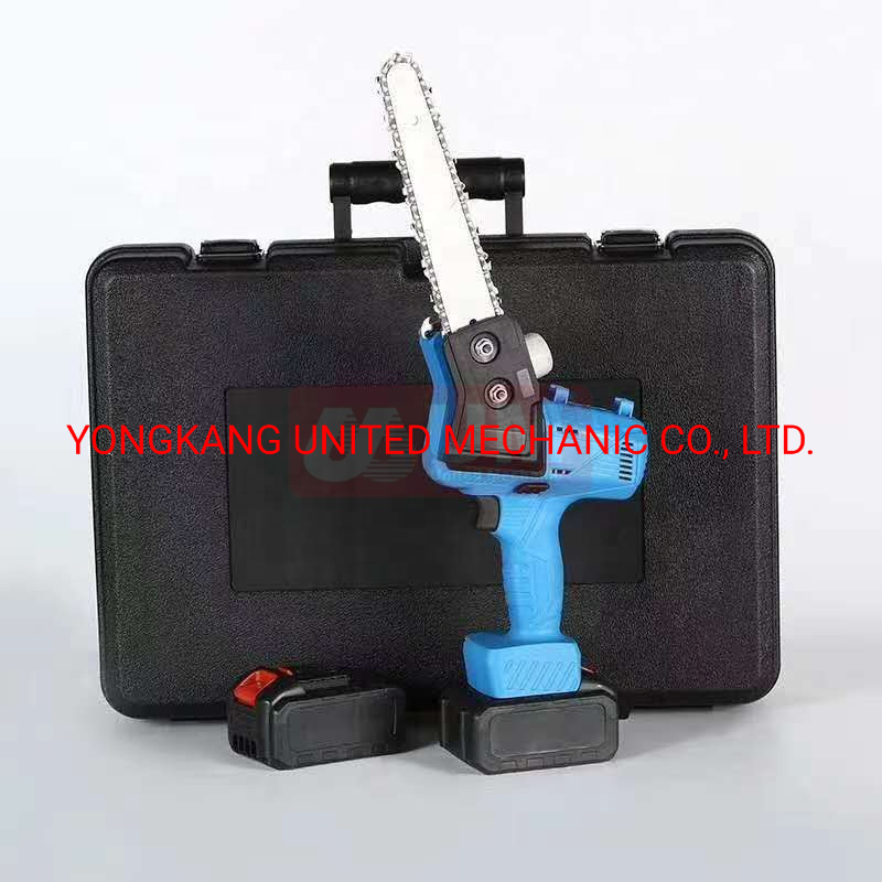 Um Wood Cutting Portable Electric Small Li Battery Chainsaw