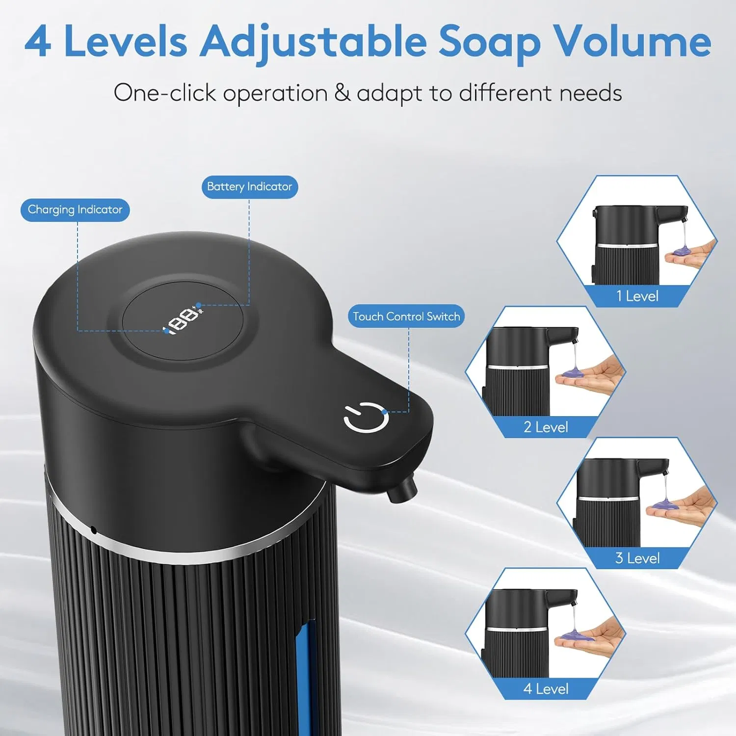 Adjustable and Touchless Automatic Soap Dispenser