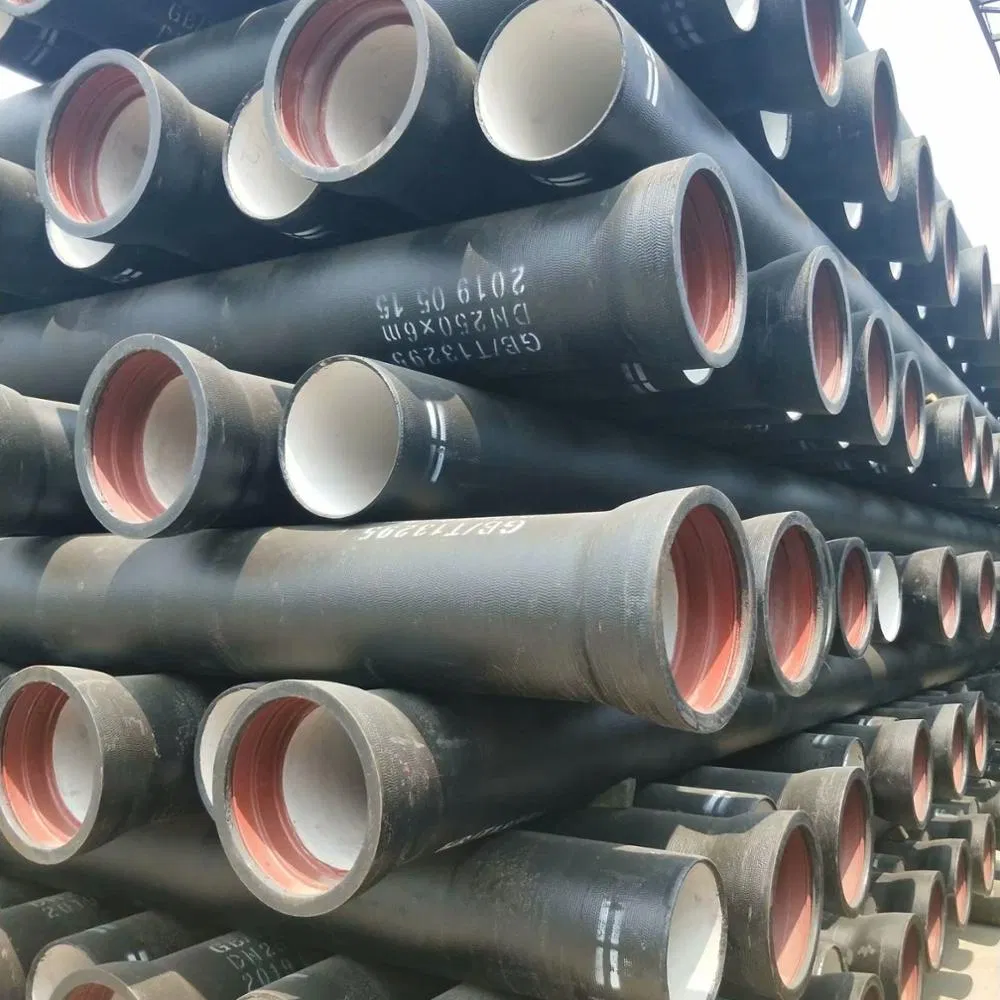 1000mm Ductile Iron Pipe Centrifugal Di Ductile Cast Iron Pipe ISO2531/En545 K9 C40 Class