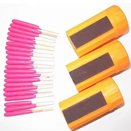 Outdoor Stormproof Waterproof and Windproof Safety Matches Household Use 20 Sticks Packed in Plastic Case