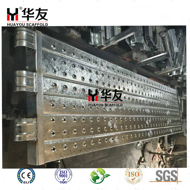 BS En12811 Steel Walk Board Metal Scaffolding Platform Boards Scaffold Planks