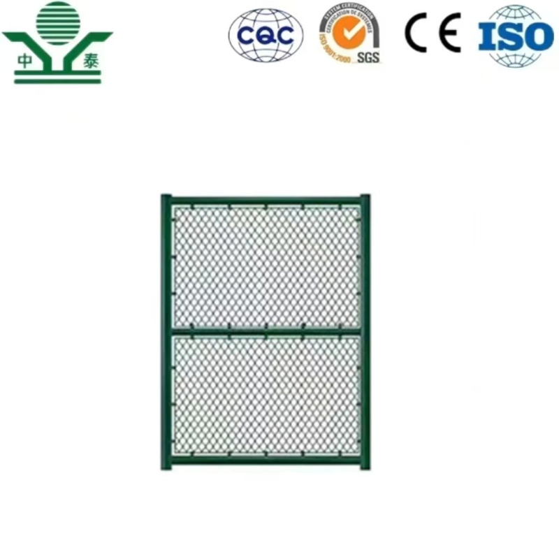 Zhongtai Chain Link Fence Diamond Wire Mesh Metal Fence for Football Ground Net