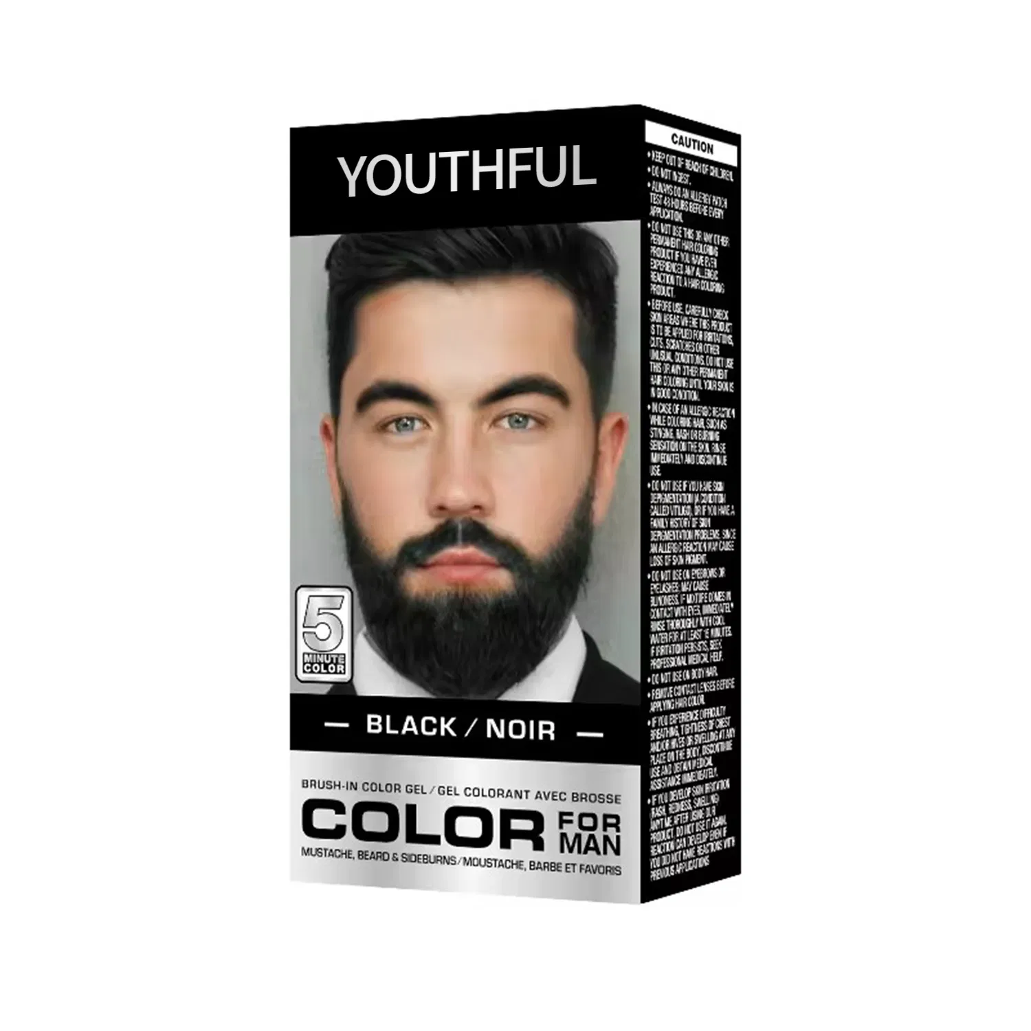 Beard Enhancement Dye Black Beard Cream