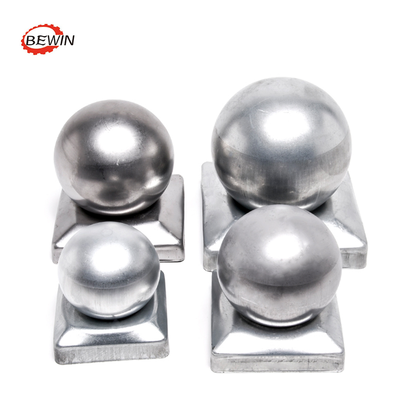 20X20mm Round Metal Aluminum Fence Ball Post End Caps