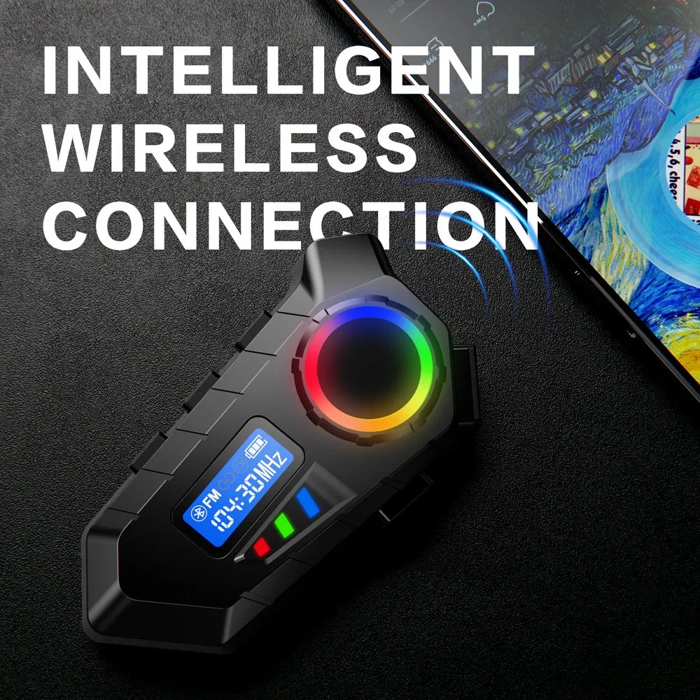 Bluetooth-гарнитура для шлема с быстрой зарядкой и HD-звуком