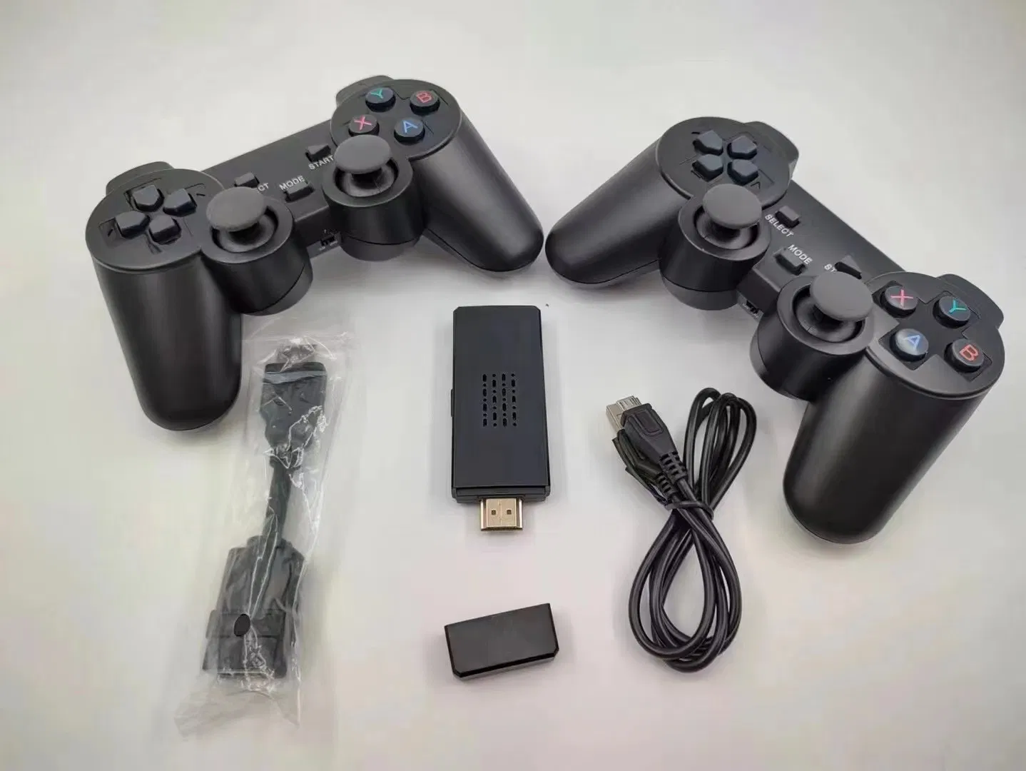 Игровая консоль M8 с 10000 игр, 2 беспроводных джойстика