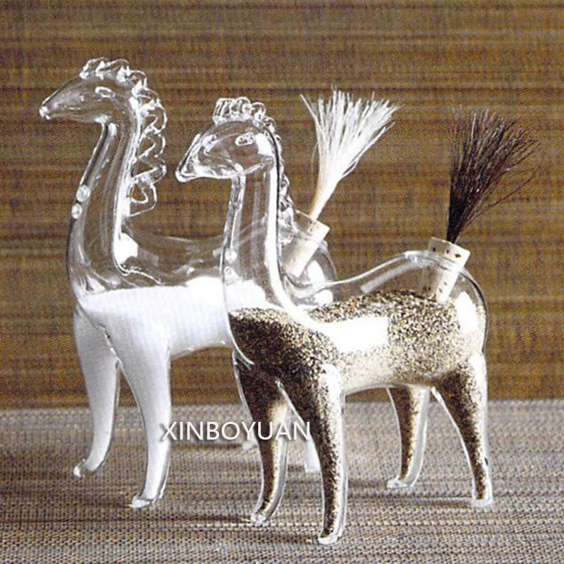 Glass Chicken Animal Salt and Pepper Shaker