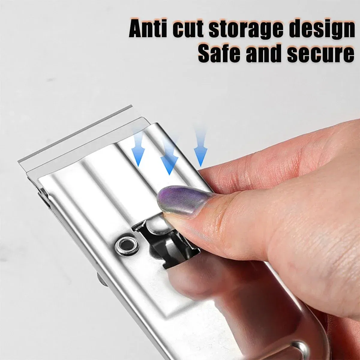 Hautine 45mm Scraper Cleaning Scraper with Metal Blades