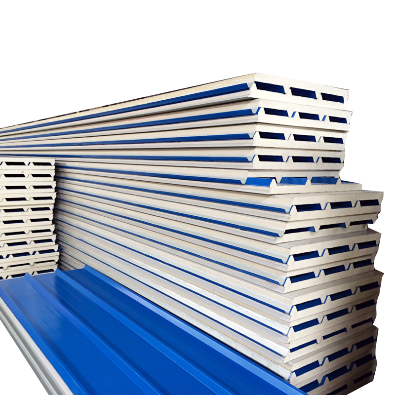 Wall Cladding Insulation Board SIP Panel Cold Room Rock Wool/ PU /EPS Sandwich Panels Roofing Panel