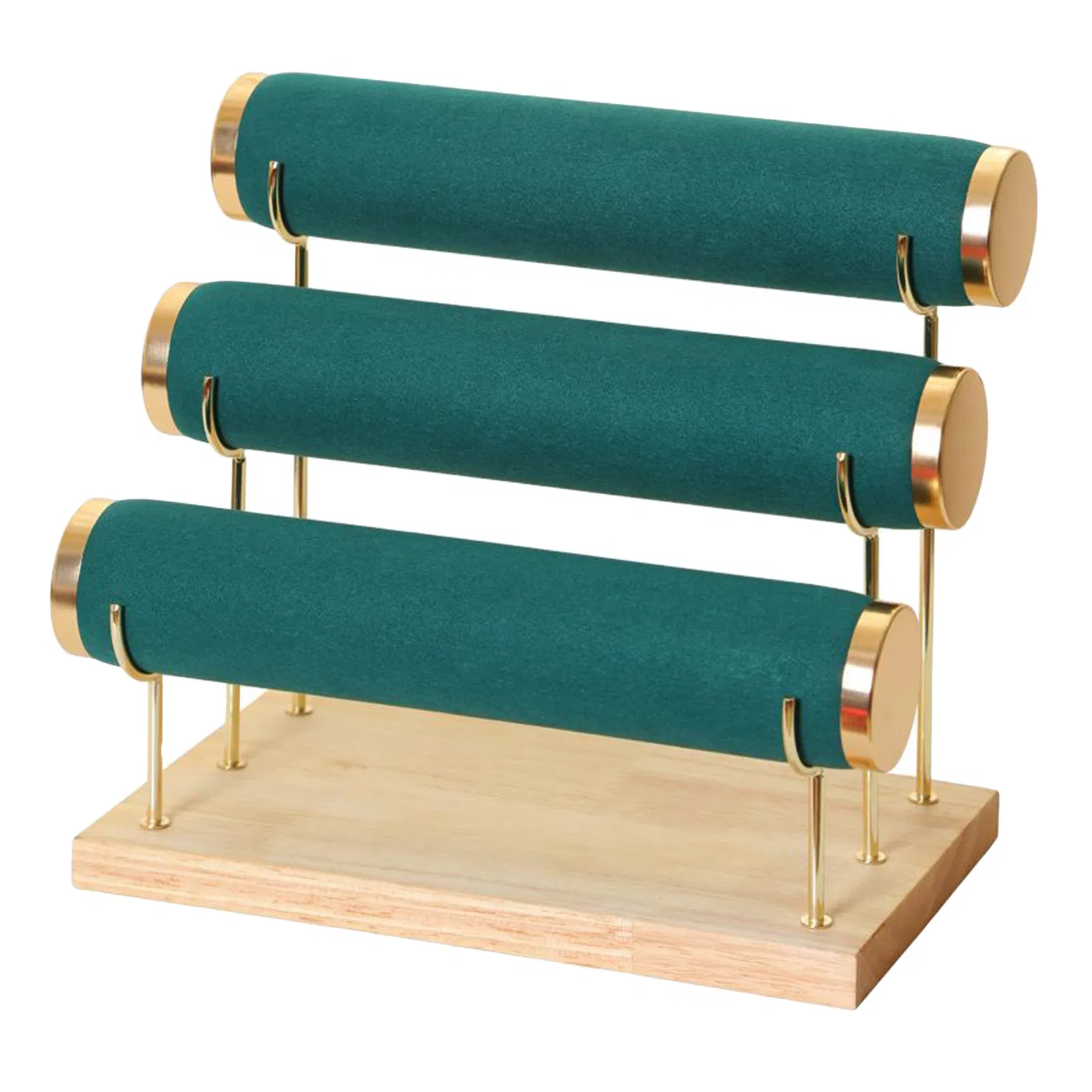 Large Three Tiers Metal Earring Jewelry Display Stand Jewelry Box