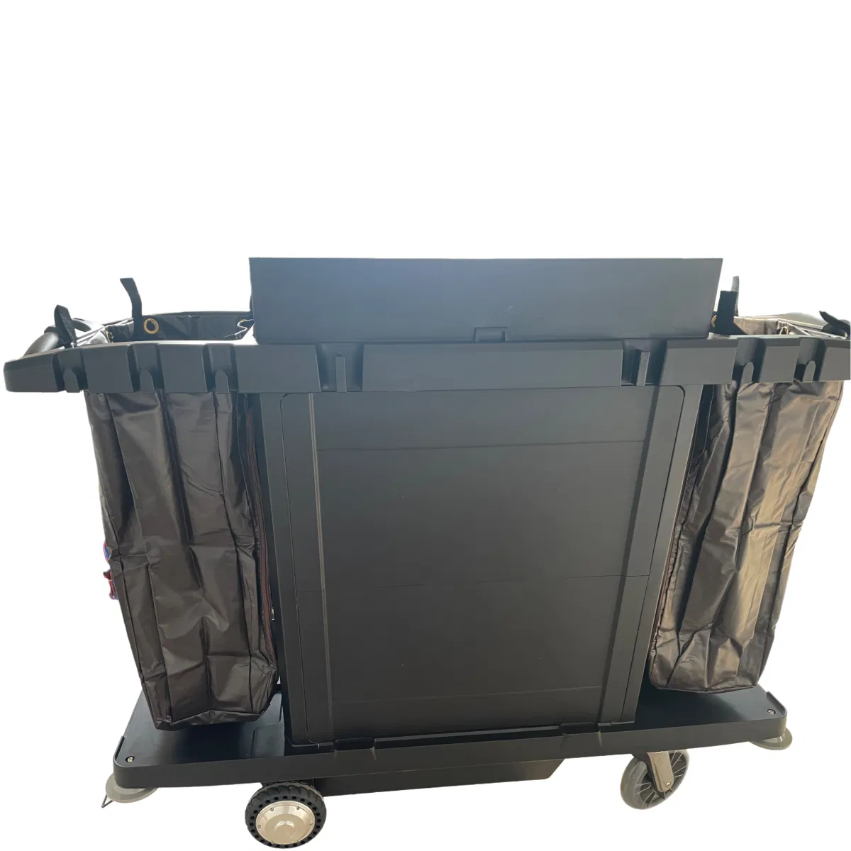 Customizable Luxury Motorized Trolley Plastic Housekeeping Cart for Hotels Perfect Service Tool!